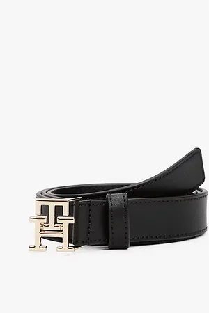 Tommy Hilfiger Ceinture en cuir à boucle plaque monogramme