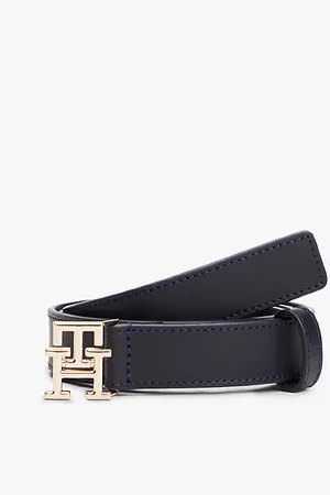 Tommy Hilfiger Ceinture en cuir à boucle plaque monogramme