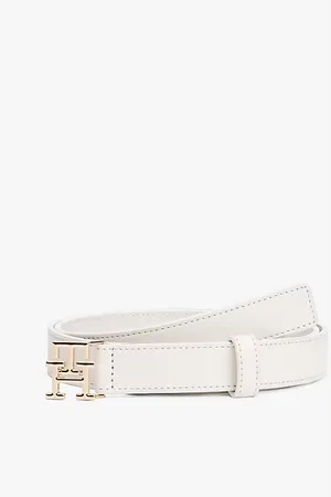 Tommy Hilfiger Ceinture en cuir à boucle plaque monogramme