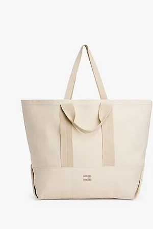 Tommy Hilfiger Cabas en toile à logo ton sur ton