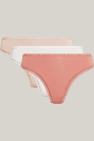 Tommy Hilfiger Lot de 3 strings à dentelle florale