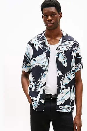 Tommy Hilfiger Chemise tropicale légère à manches courtes