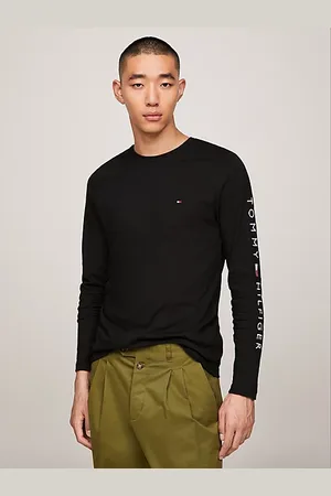 Tommy Hilfiger T-shirt ajusté à logo et manches longues