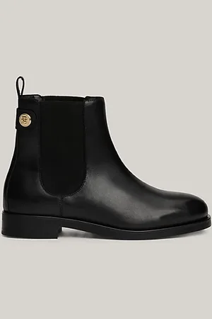 Tommy Hilfiger Bottines Chelsea en cuir à clou