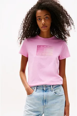 Tommy Hilfiger T-shirt à col ras-du-cou et logo dégradé
