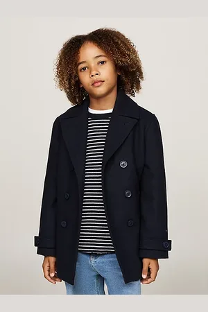 Tommy Hilfiger Caban rembourré en laine mélangée léger