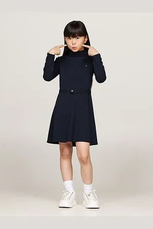 Tommy Hilfiger Robe extra slim ceinturée à manches longues