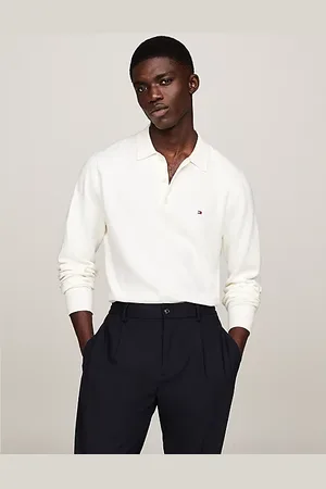 Tommy Hilfiger Pull à col polo avec cachemire