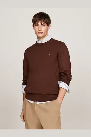 Tommy Hilfiger Pull avec cachemire à col ras-du-cou