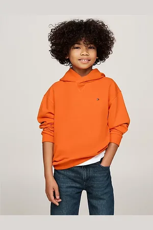 Tommy Hilfiger Sweat à capuche et drapeau brodé