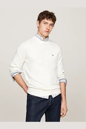 Tommy Hilfiger Pull avec cachemire à col ras-du-cou