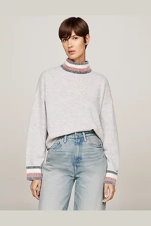 Tommy Hilfiger Pull à col cheminée avec cachemire