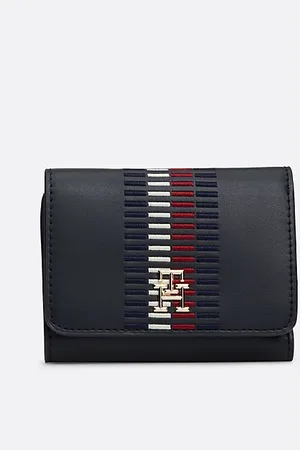Tommy Hilfiger Portefeuille à trois volets et monogramme TH