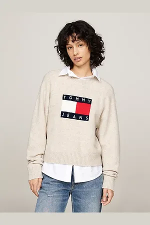 Tommy Hilfiger Pull décontracté avec laine chinée