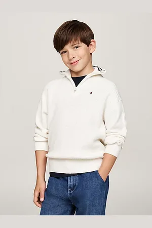 Tommy Hilfiger Pull zippé à col roulé