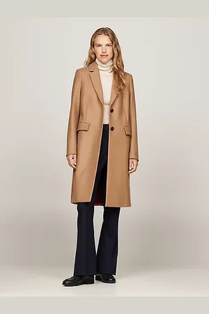 Tommy Hilfiger Manteau droit avec cachemire