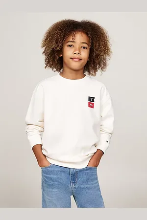 Tommy Hilfiger Sweat à col ras-du-cou et logo au dos