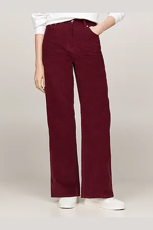 Tommy Hilfiger Pantalon jambe ample en velours côtelé fin