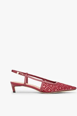 Tommy Hilfiger Slingback en maille à monogramme TH