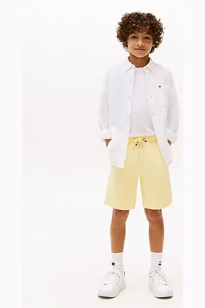 Tommy Hilfiger Short de jogging à drapeau brodé ton sur ton