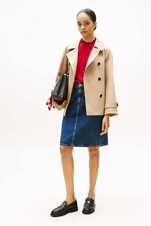 Tommy Hilfiger Jupe droite en denim taille mi-haute