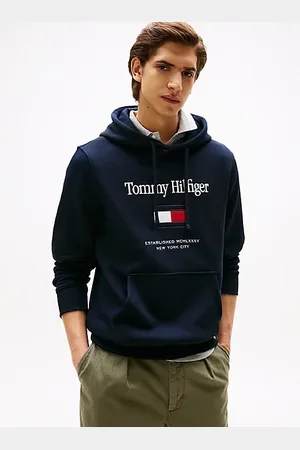 Tommy Hilfiger Sweat à capuche en molleton Flex à drapeau