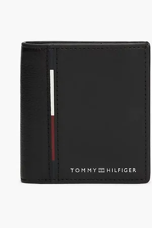 Tommy Hilfiger Portefeuille à trois volets Casual en cuir