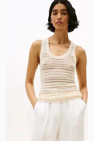 Tommy Hilfiger Débardeur ajusté en crochet à dos nageur