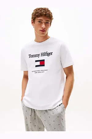 Tommy Hilfiger T-shirt en jersey à drapeau Hilfiger