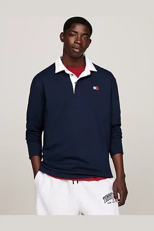 Tommy Hilfiger Polo de rugby oversize à badge
