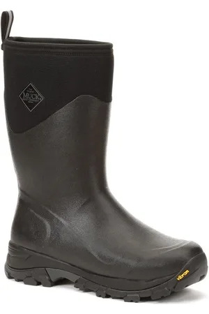Muck Arctic Ice Mid Agat Bottes En Caoutchouc Noires Wellington