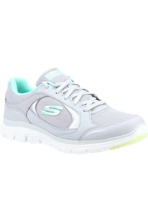 Skechers Flex Appeal 4.0 True Clarity Baskets En Cuir Pour Femmes /Multicolore