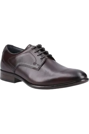 Pod Carl Chaussures À Lacets En Cuir Pour Hommes De Couleur Châtaigne