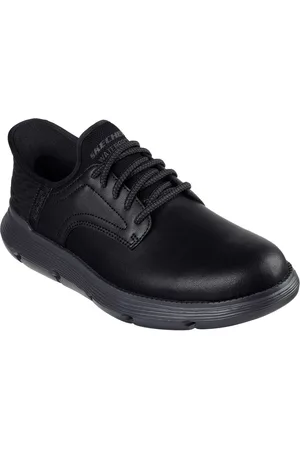 Skechers Garza Carlyn Chaussures En Cuir À Lacets Pour Hommes
