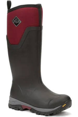 Muck Arctic Ice Tall Bottes En Caoutchouc Noires/Marron Foncé