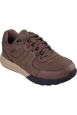 Skechers Netson Gander Chaussures À Lacets Pour Hommes En Polyuréthane
