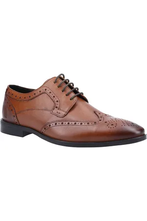 Hush Puppies Elliot Chaussures Brogues En Cuir Pour Hommes, Couleur Fauve