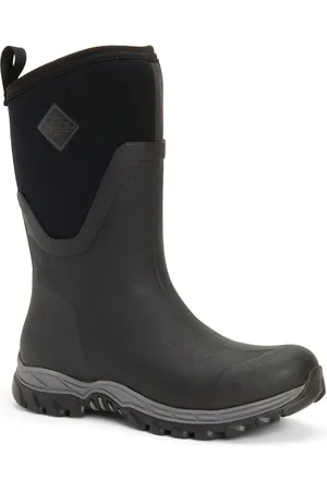 Muck Arctic Sport Mid Bottes En Caoutchouc Noires Wellington