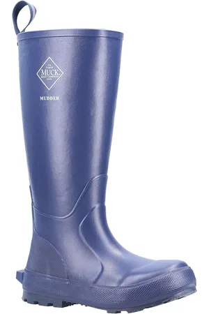 Muck Mudder Tall Bottes En Caoutchouc Bleu .
