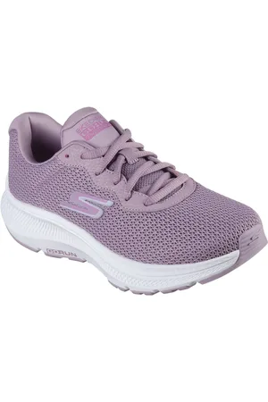 Skechers Go Run Consistent 2.0 Engaged Sneakers En Toile Mauve Pour Femme