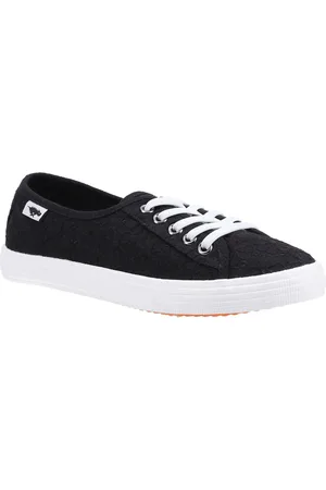 Rocket Dog Chow Chow Baskets De Sport En Coton Pour Femme, Noires