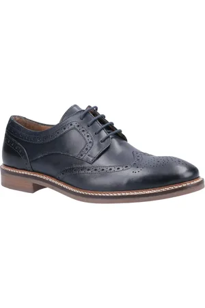 Hush Puppies Bryson Chaussures Richelieu En Cuir Pour Hommes, Marine