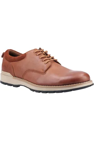 Hush Puppies Dylan Chaussures Homme En Daim Couleur Tan À Lacets