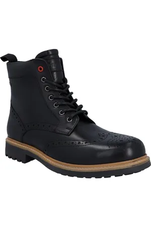 Hunter Cawdor Chaussures Richelieu Pour Hommes En Cuir