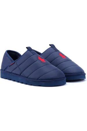 Ralph Lauren Everrett Chaussons Bleus Pour Hommes