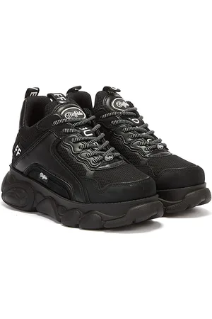 Buffalo Chai Womens Black Trainers