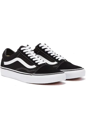 Vans Old Skool Femmes / Blanc Baskets En Toile