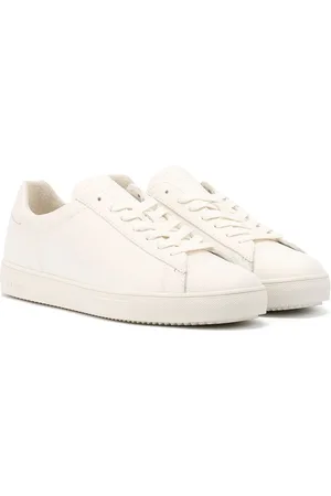 Clae Bradley Essentials Baskets Blanches En Cuir Pour Hommes