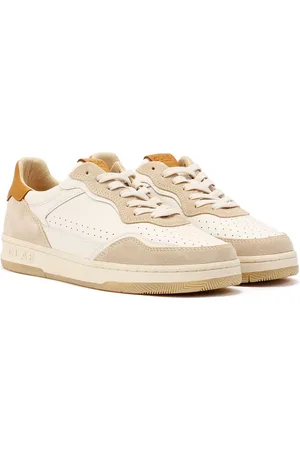 Clae Haywood Fog Baskets Blanches En Cuir Pour Hommes