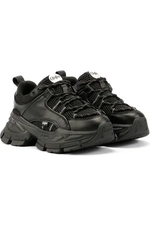 Buffalo Saturn Lace Baskets Noires Pour Femmes
